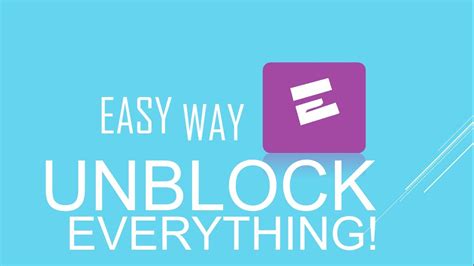 How To Unblock Websites Easy Way Youtube
