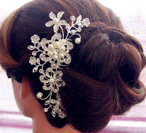 Hair Up With Beautiful Hair Brooch