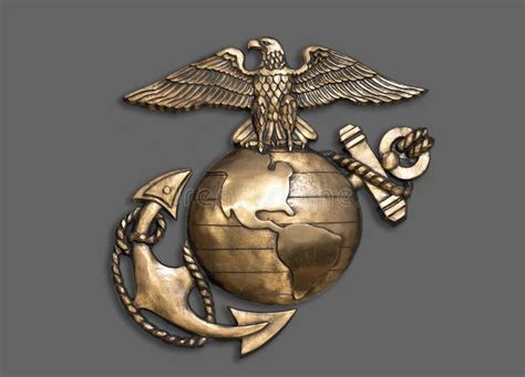 Marine Eagle Globe And Anchor Stock Photo Image 45145152