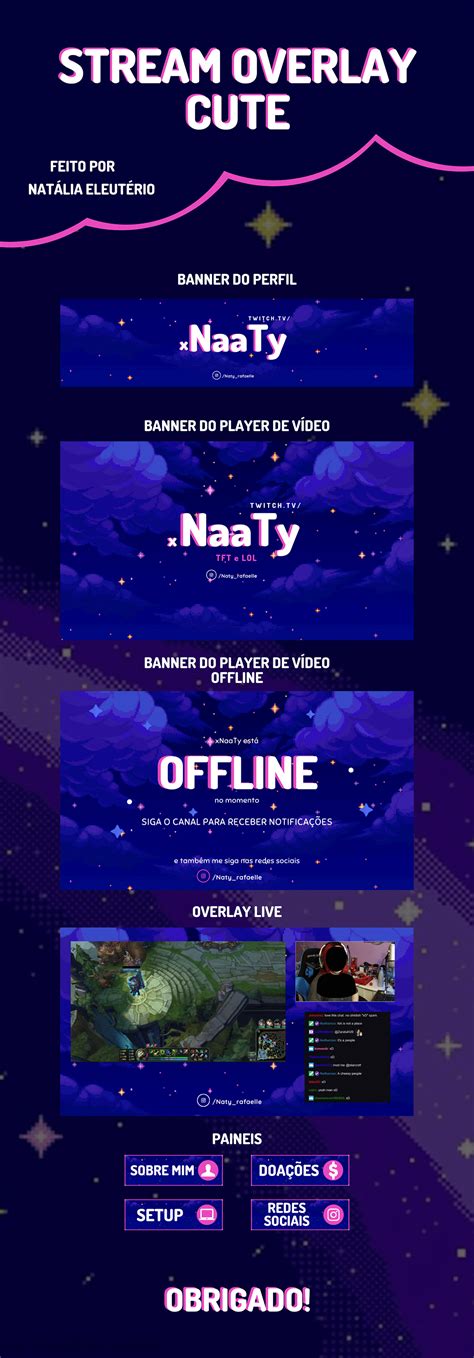 Twitch Overlay Cute On Behance