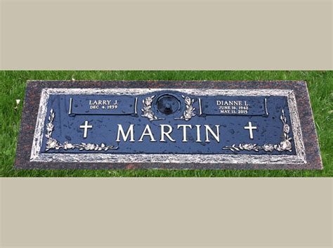 Matthews Bronze Companion Flat Headstone Sunrise Rose Added Flowers