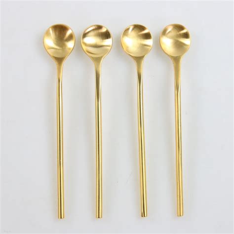 Luxe Thin Spoons Set Of 4 Be Home