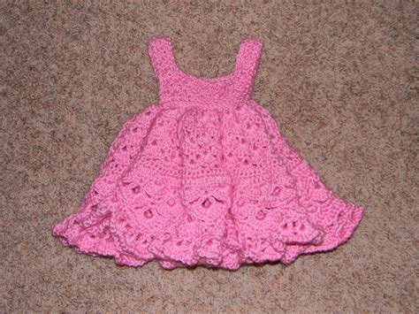 Sassys Crafty Creations Crochet Baby Girl Dress