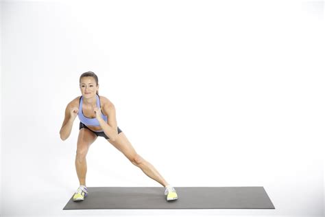 Instead Of High Knee Skips Try Lateral Lunge To Oblique Twist Low