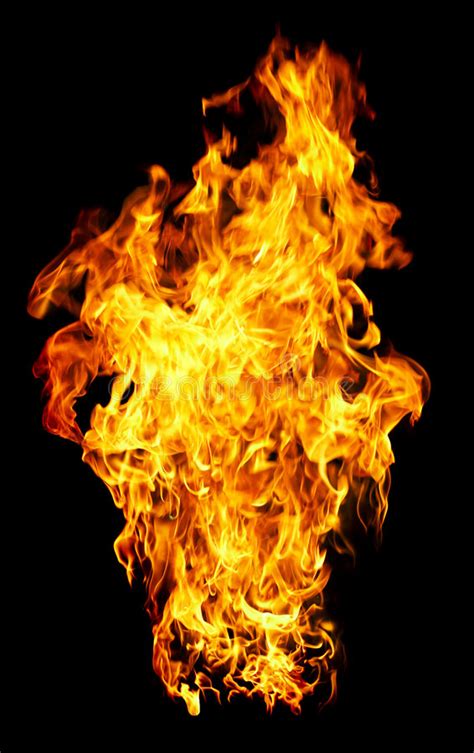 Maybe you would like to learn more about one of these? Fire Photo On A Black Background Stock Image - Image of ...