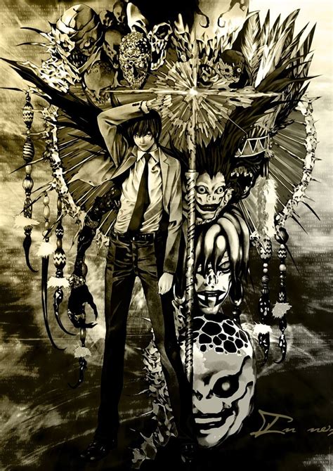 Anime Death Note Coated Paper Posters Wallpaper Rykamall