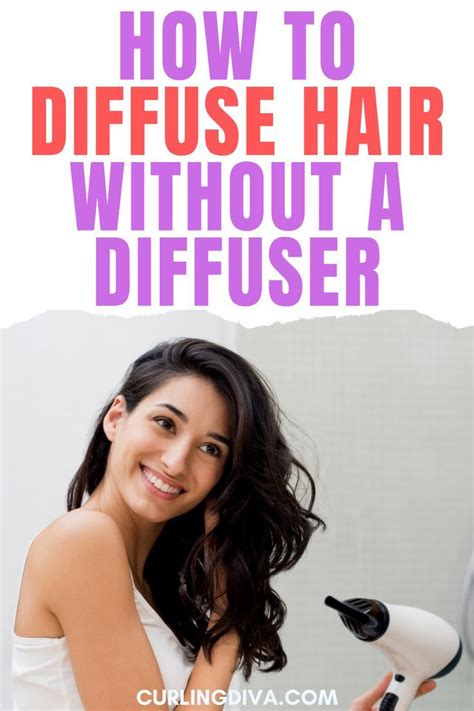 How To Diffuse Hair Without A Diffuser Blow Dry Curly Hair Dry Curly Hair Dry Hair Fast