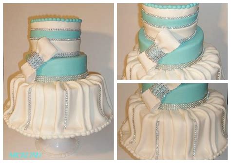 An Elegant Turquoise Wedding Cake Cake By Linda Cakesdecor
