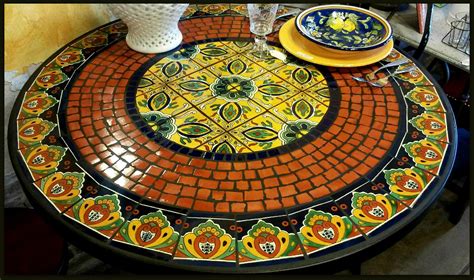 Tile And Glass Mosaic Tables