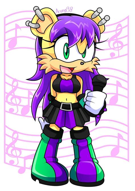 An Image Of A Cartoon Character With Purple Hair And Green Boots