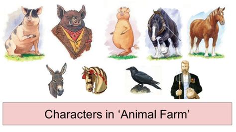 Animal Farm By George Orwell Key Characters Revision Teaching