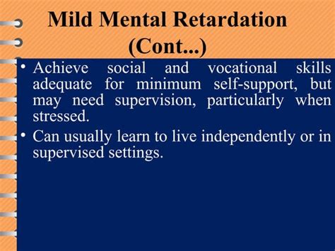 Mental Retardation And Other Child Psychiatric Disorders