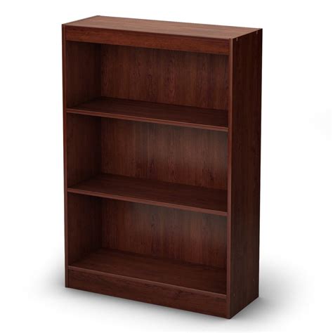 Shop South Shore Furniture Axess Royal Cherry 45 In 3 Shelf Bookcase At