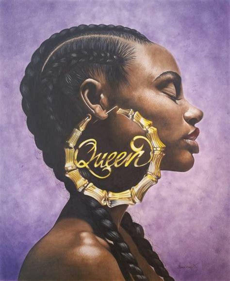 Queen Black Art African American Art Afro Art