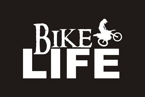 Bike Life Vinyl Decal Motocross Decal Motorcycle Decal Moto Sticker