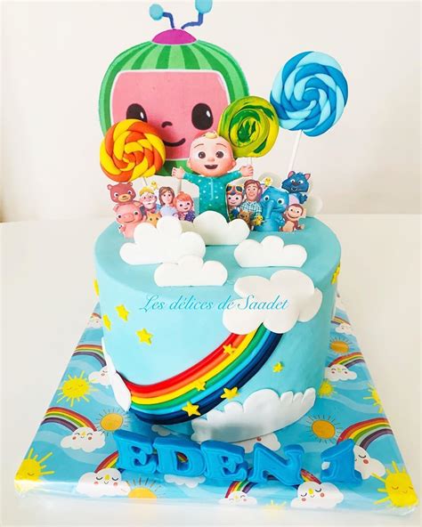 Cocomelon Birthday Cake Cocomelon Cake With Images Birthday Cake