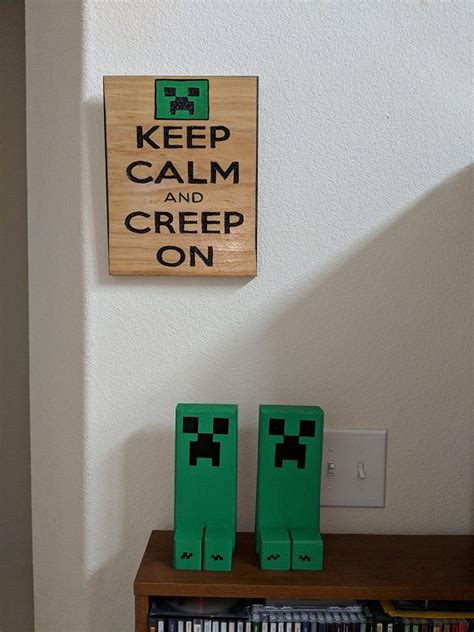 Minecraft Sign Room Decoration Minecraft Creeper Minecraft Sign