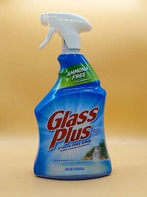 Glass Plus Glass Cleaner Fl Oz Bottle Multi Surface Glass Cleaner