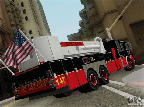 Seagrave Marauder Ii Sffd Ladder 147 Para Gta San Andreas