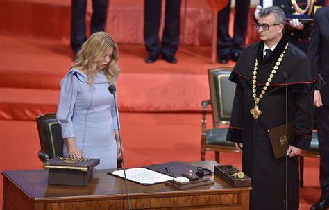 Slovakia President Zuzana Caputova Becomes The First Woman To Be President Of The Republic Of