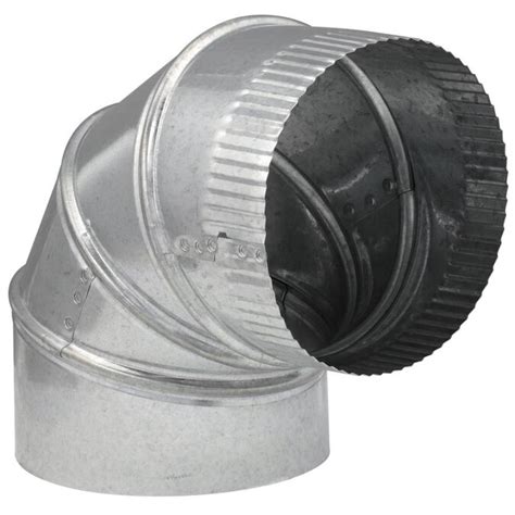 Imperial 6 In X 6 In Galvanized Steel Round Duct Elbow In The Duct
