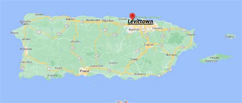 Where Is Levittown Puerto Rico What County Is Levittown In Where Is Map