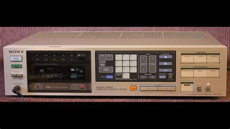 Vintage 1983 Sony Receiver Str Vx550 Demo Youtube