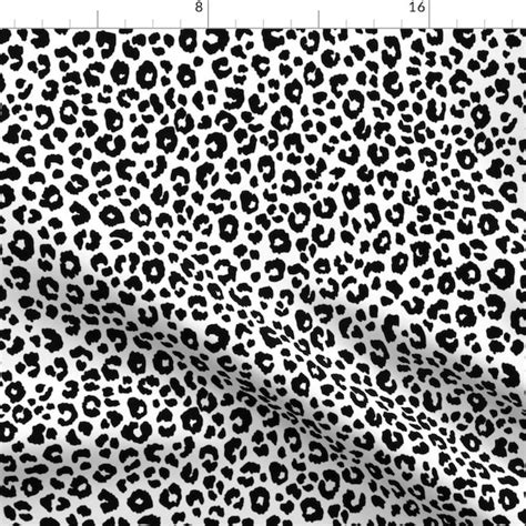 grey and white leopard print fabric etsy