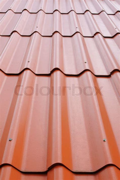 Background Perspective Of Red Roof Stock Image Colourbox