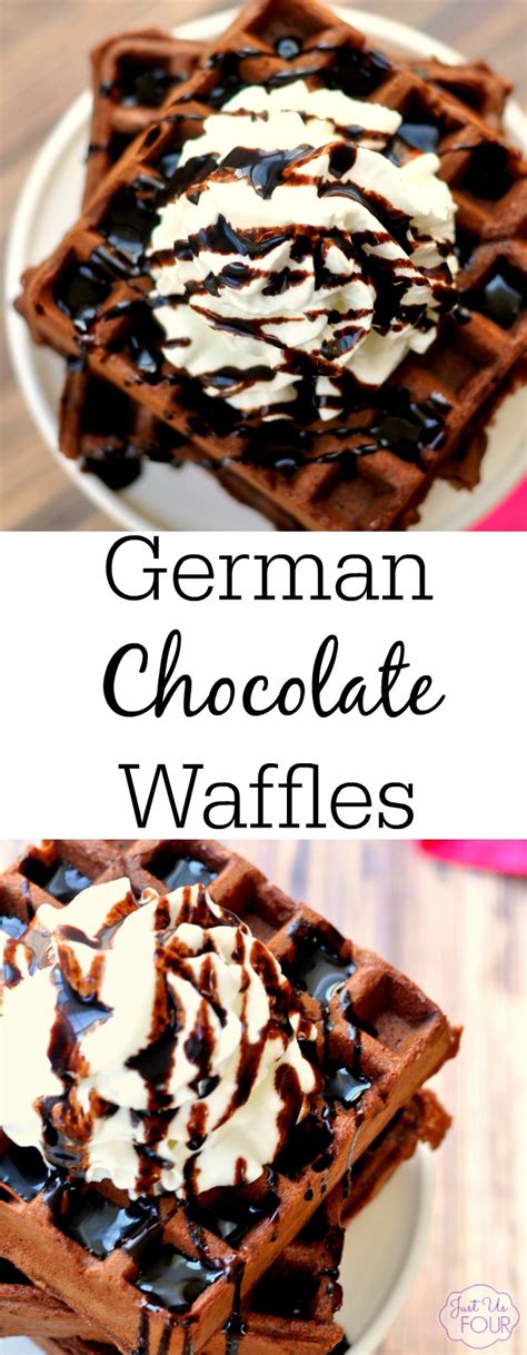 German Chocolate Waffles An Easy Homemade Waffles Recipe