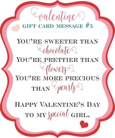 It is hard wearing, protective, and durable. 10 Sweet Valentine Gift Card Message Ideas | Valentine ...