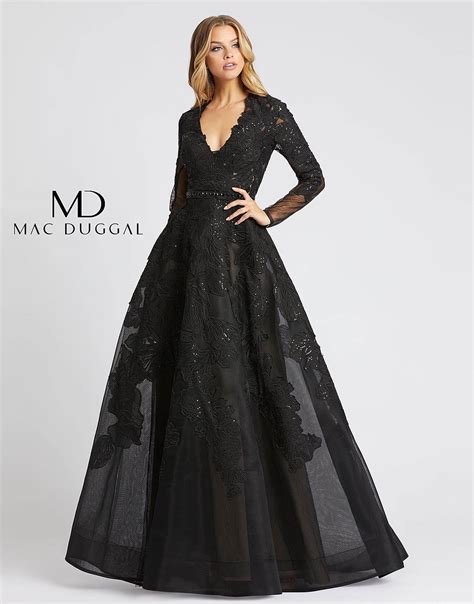 Attainable luxury for the modern women creating collections since 1985 that blend edgy modernism & classic sophistication. Mac Duggal Prom Long Sleeve Dress Ball Gown | DressOutlet - The Dress Outlet