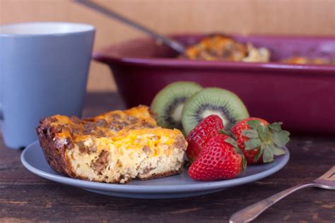 Cheese And Sausage Breakfast Casserole Recipe Genius Kitchen