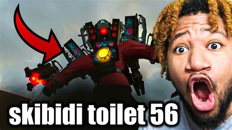 Titan Speakerman Upgraded Skibidi Toilet 56 Reaction Youtube