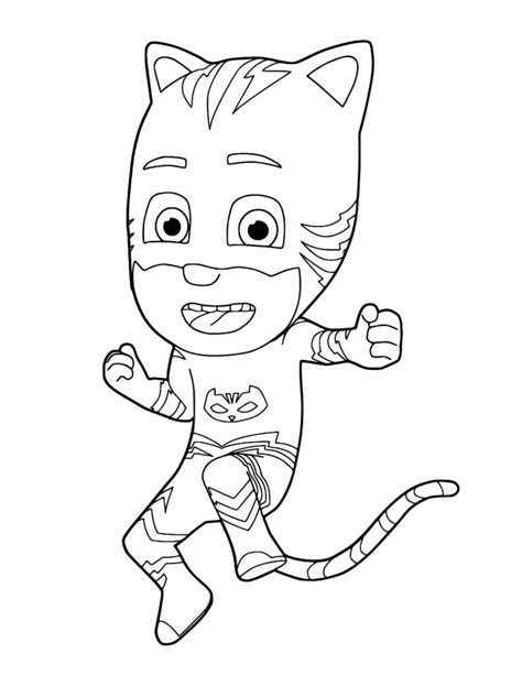 Catboy Pj Masks Pages Coloring Pages