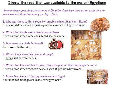 We did not find results for: Food in Ancient Egypt Comprehension | Teaching Resources