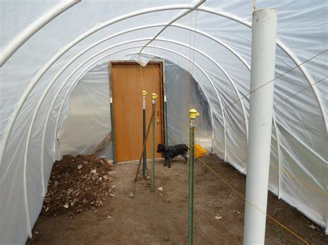 Hoop House Ends Finished Hoop House High Tunnel Made Ou Flickr
