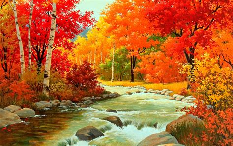 Рисунок осень в лесу 28 фото