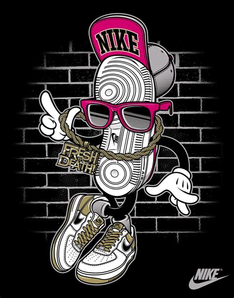 Nike Vs Rusc Young Athletes On Behance Graffiti Characters Nike