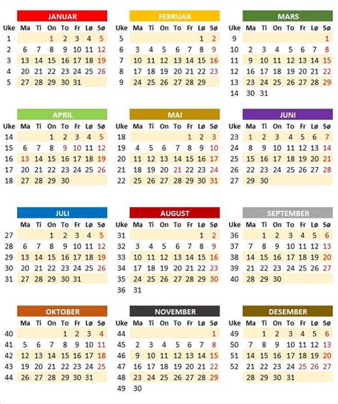 Ukekalender 2021 Kalender Ukenummer 2021 Kalender Jun 2021