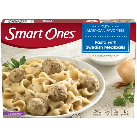 Smart Ones Pasta With Swedish Meatballs And Creamy Sauce Frozen Meal 9