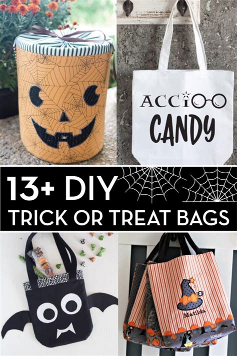 13 Cute Diy Trick Or Treat Bags Polka Dot Chair