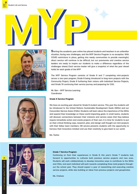 Myp Service Program By Concordian International School Issuu