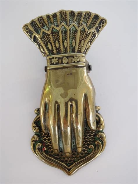 Real rewards made simple to earn. Antique English Brass Clip in Form of Hand from ...