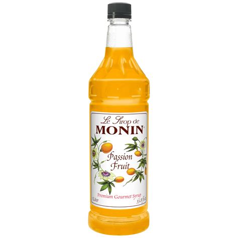 Monin Passion Fruit Syrup 1 Liter 4 Per Case Walmart Com