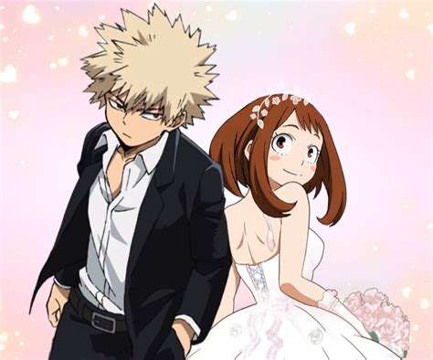 Kacchako Wedding ๑•ᴗ•๑ 💖 It Is An Edited Image Is Not Official My Hero Academia Anime