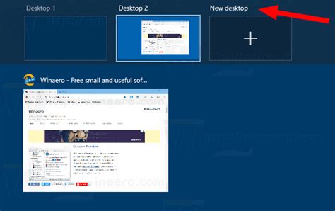 Add New Virtual Desktop In Windows 10