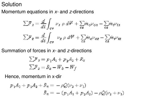 Ppt Fluid Mechanics Chapter 6 Momentum Equation Dr Amer Khalil