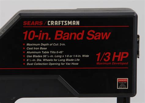 Sears Craftsman 10 Band Saw Ebth