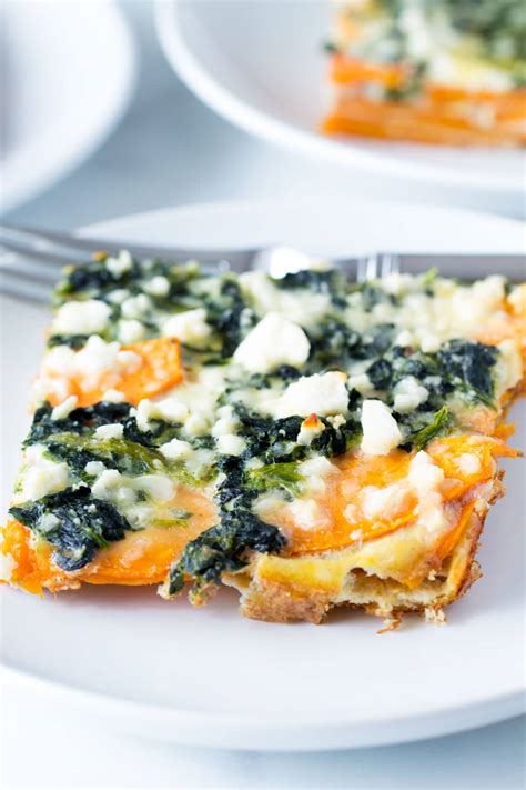 Sweet Potato Spinach Quiche Hungry Hobby